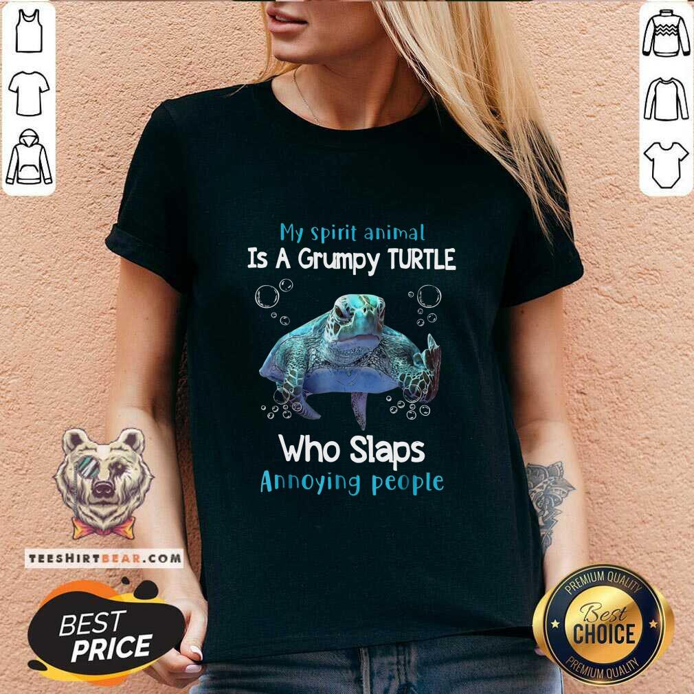 Premium My Spirit Animal Is A Grumpy Turtle Shirt