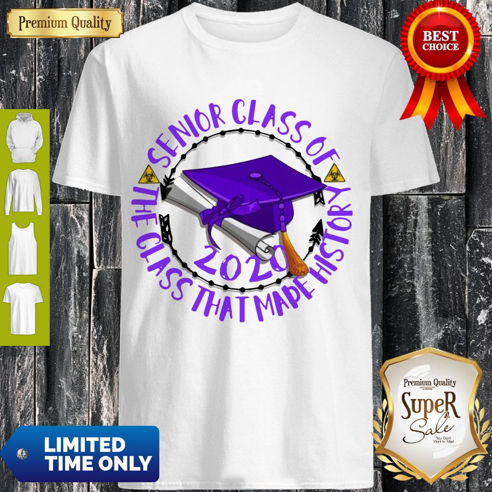 Premium Senior Class Of 2020 The Class That Made His Story Purple Shirt
