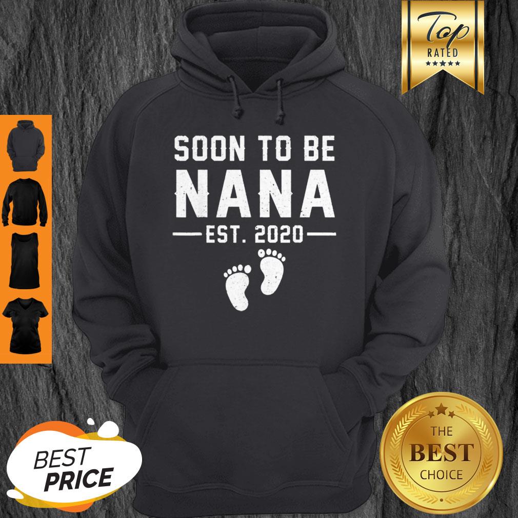Premium Soon To Be Nana Est 2020 Gift Fathers Day Mothers Day Shirt