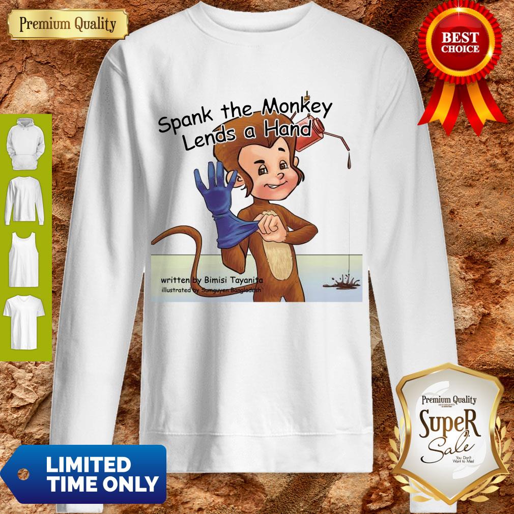 Premium Spank The Monkey Lends A Hand Shirt