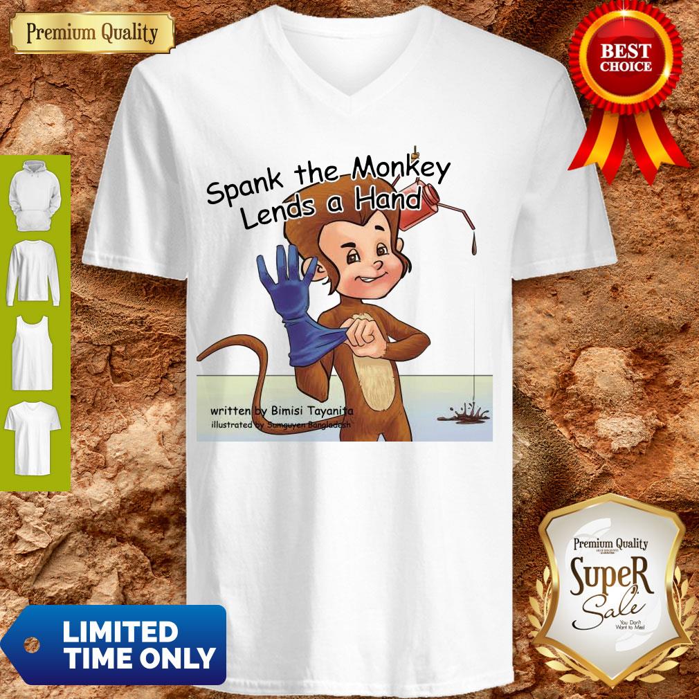 Premium Spank The Monkey Lends A Hand Shirt