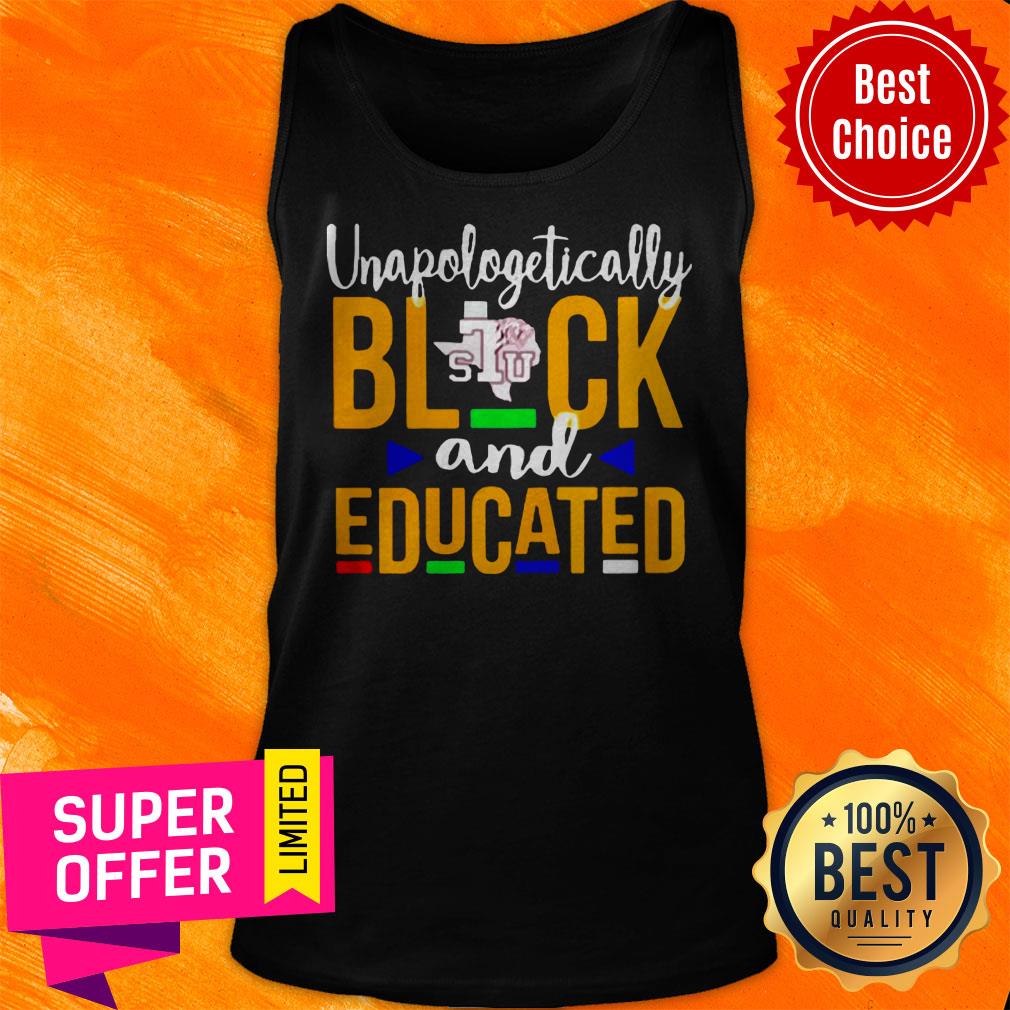 Premium Top Unapologetically Black Stu And Educated Shirt