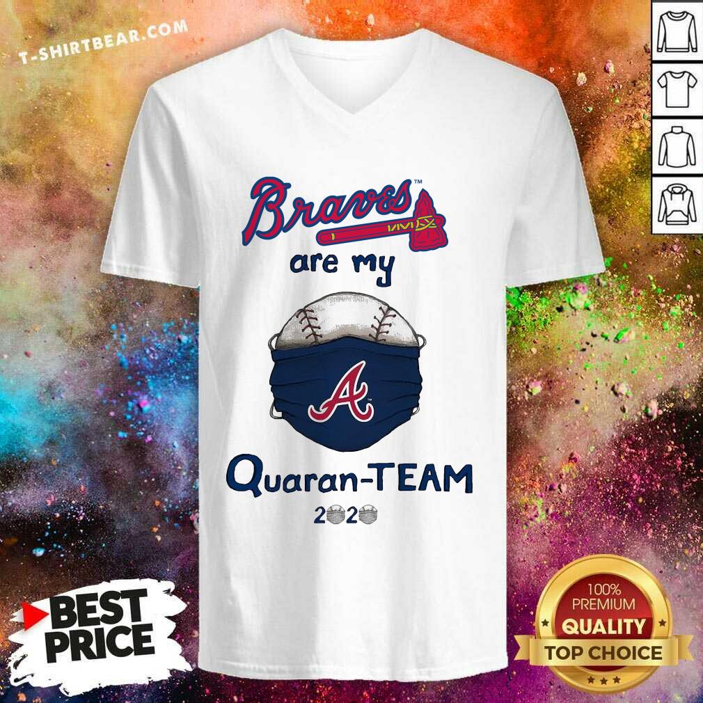 Pretty Atlanta Braves Are My Quaranteam 2020 Shirt
