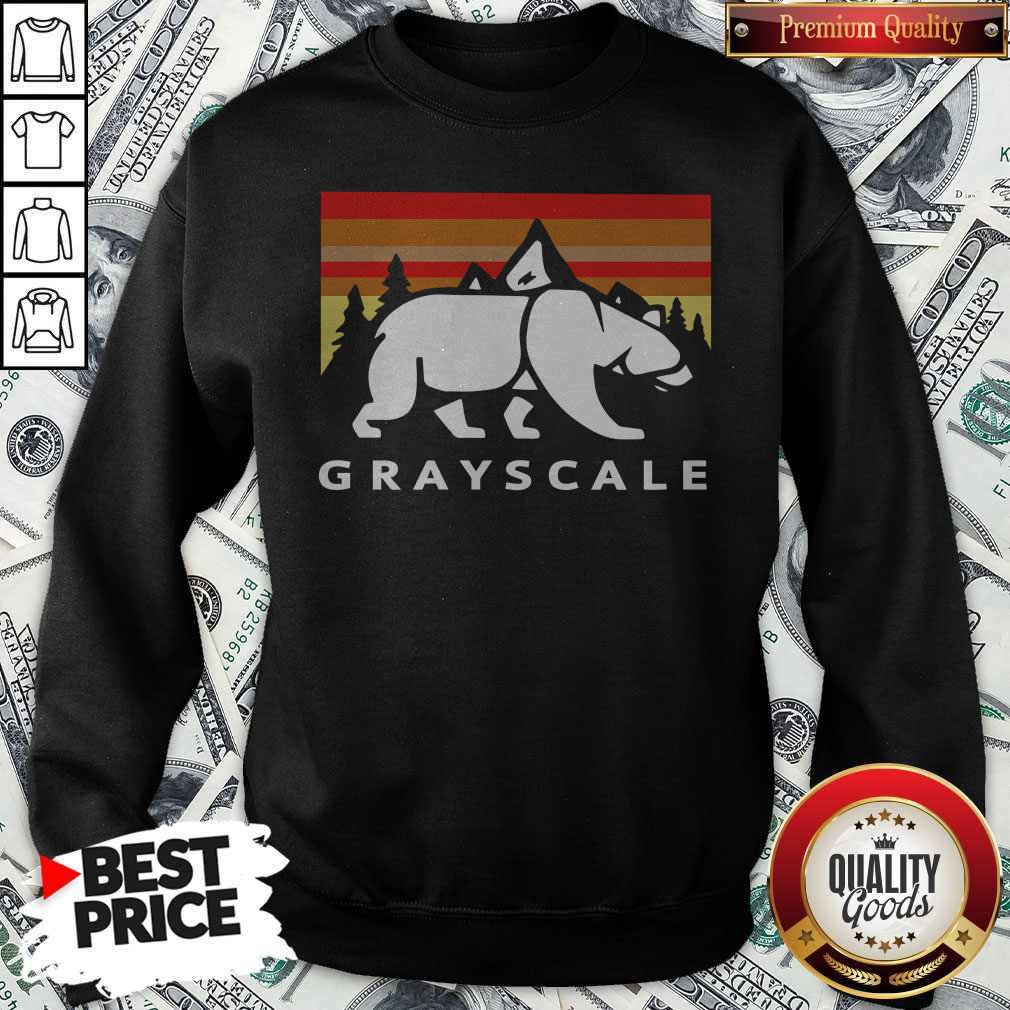 Pretty Bear Grayscale Vintage Shirt