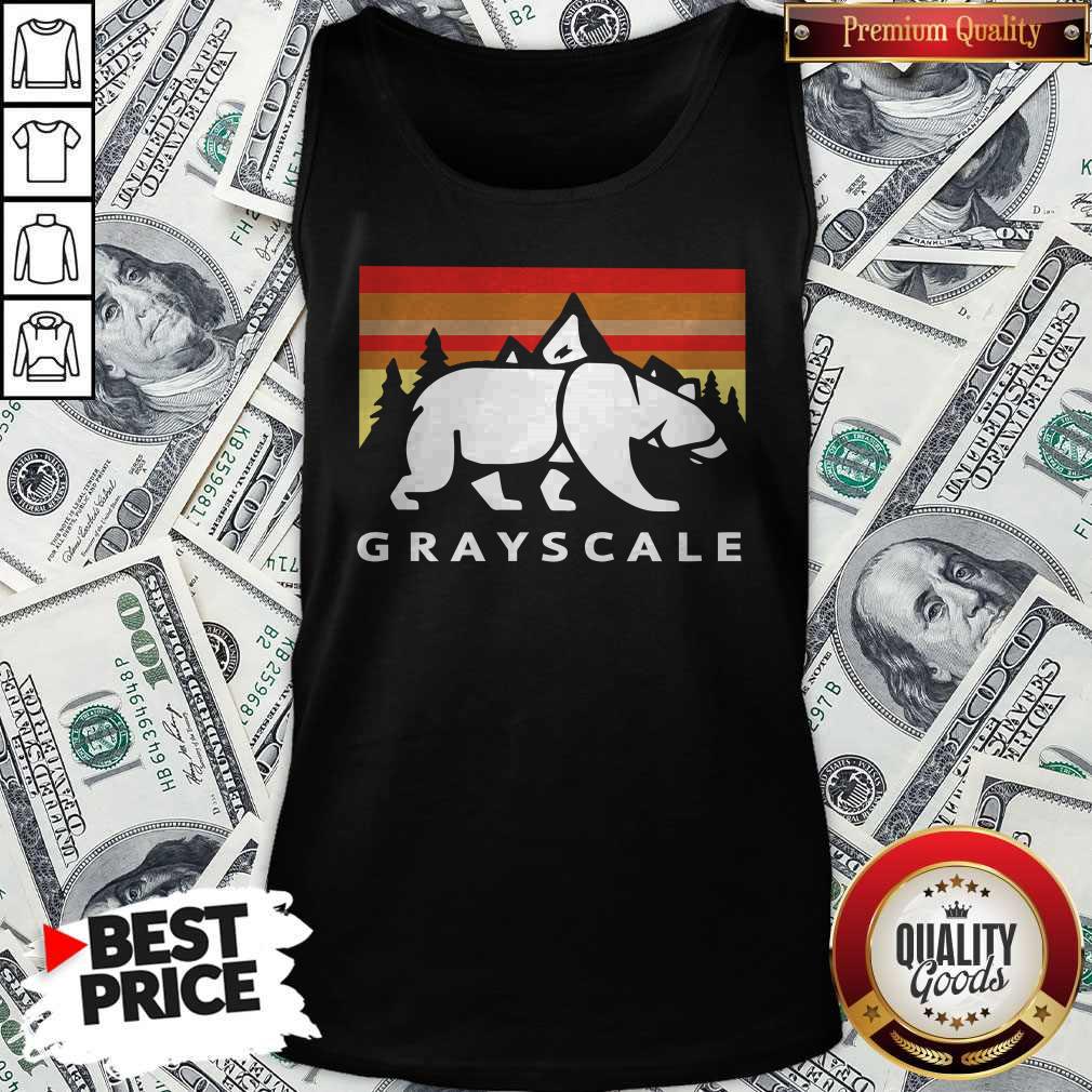 Pretty Bear Grayscale Vintage Shirt