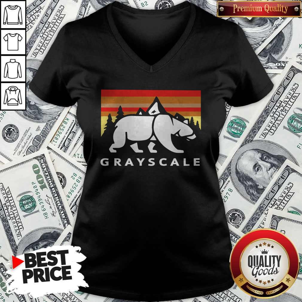 Pretty Bear Grayscale Vintage Shirt