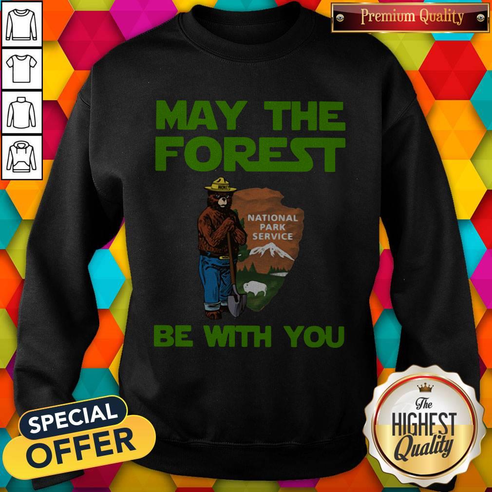 Pretty Farmer Bear May The Forest Be With You Shirt