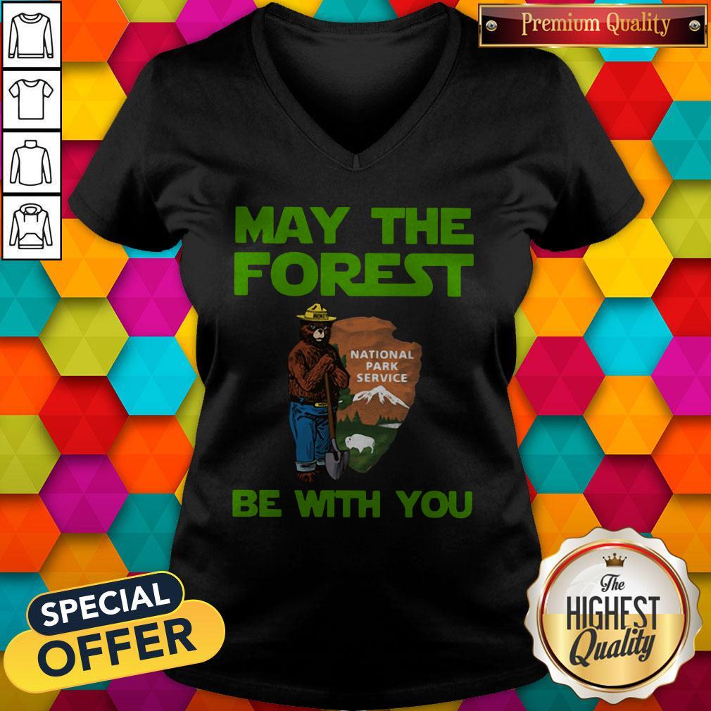 Pretty Farmer Bear May The Forest Be With You Shirt