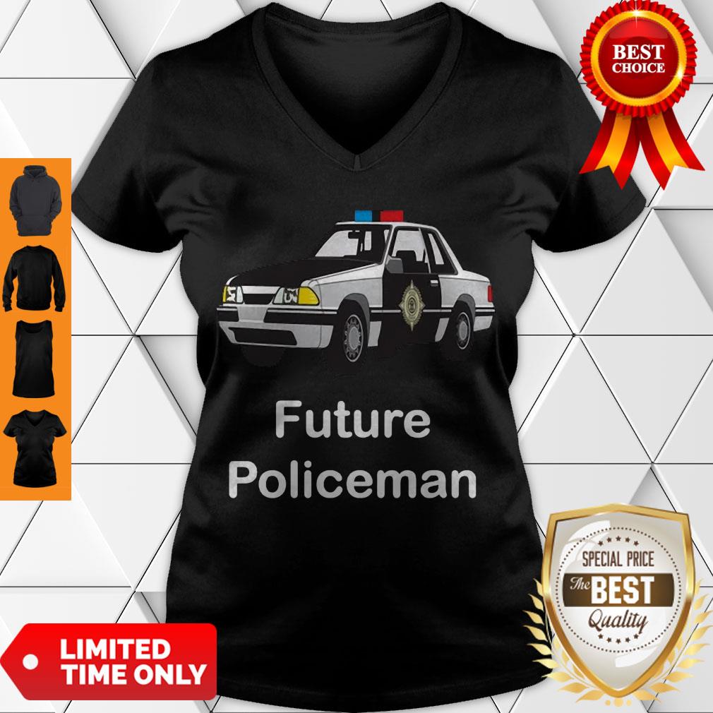 Pretty Future Policeman Patrolman Police Blue Police Car Shirt