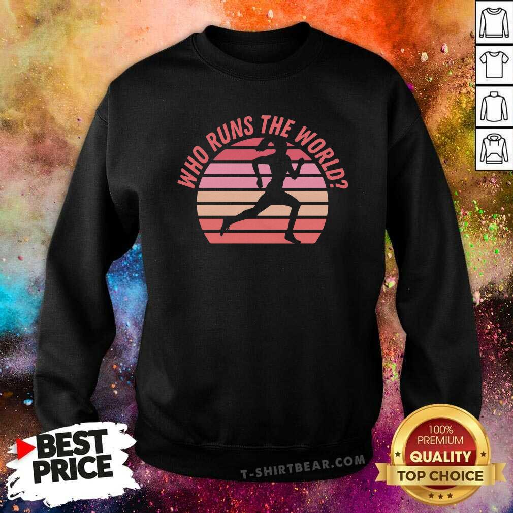 Pretty Girl Who Runs The World Retro Shirt