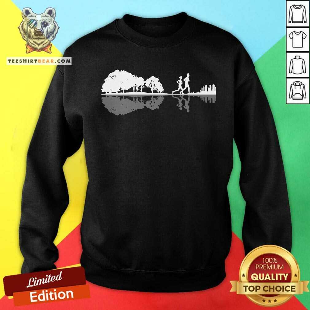 Pretty Guitar Lake Jogging Shirt
