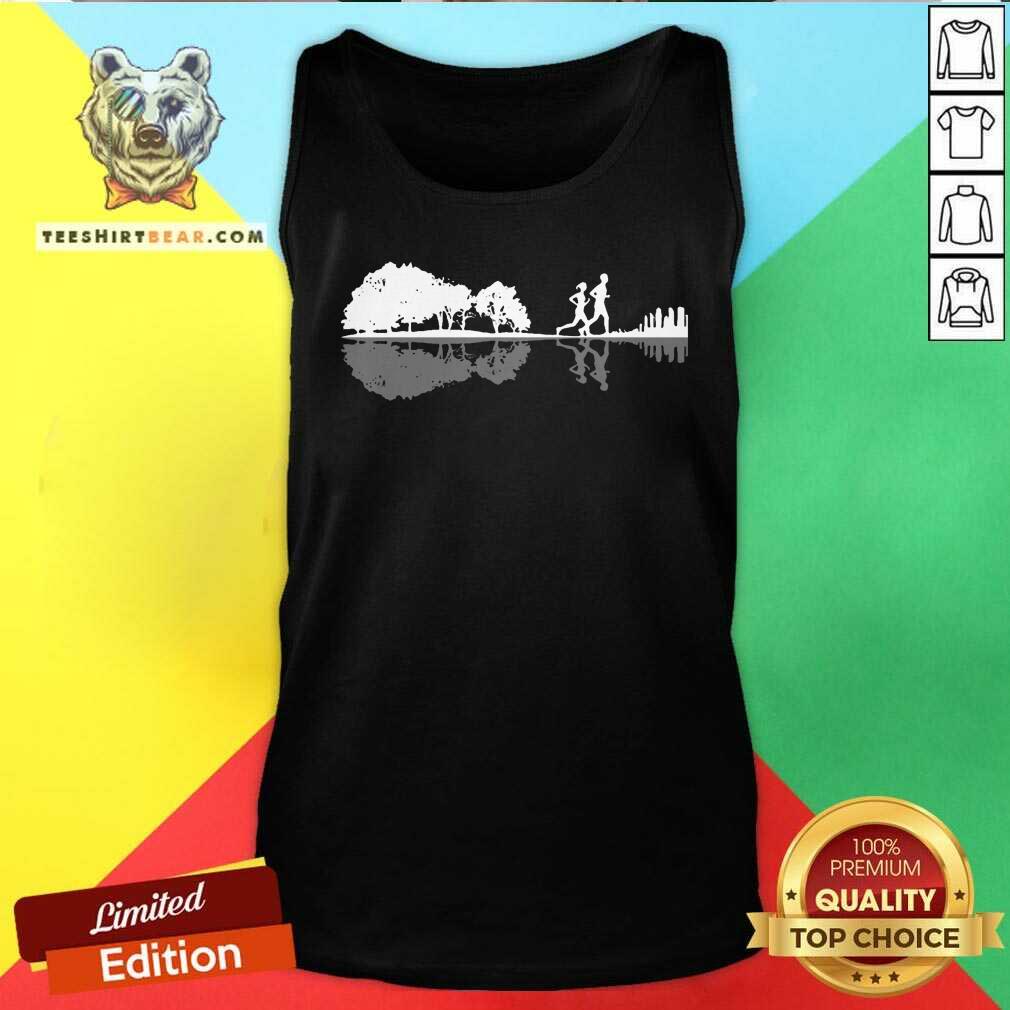 Pretty Guitar Lake Jogging Shirt