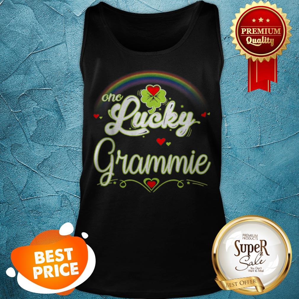 Pretty One Lucky Grammie St Patricks Day Women Mom Mother Shirt