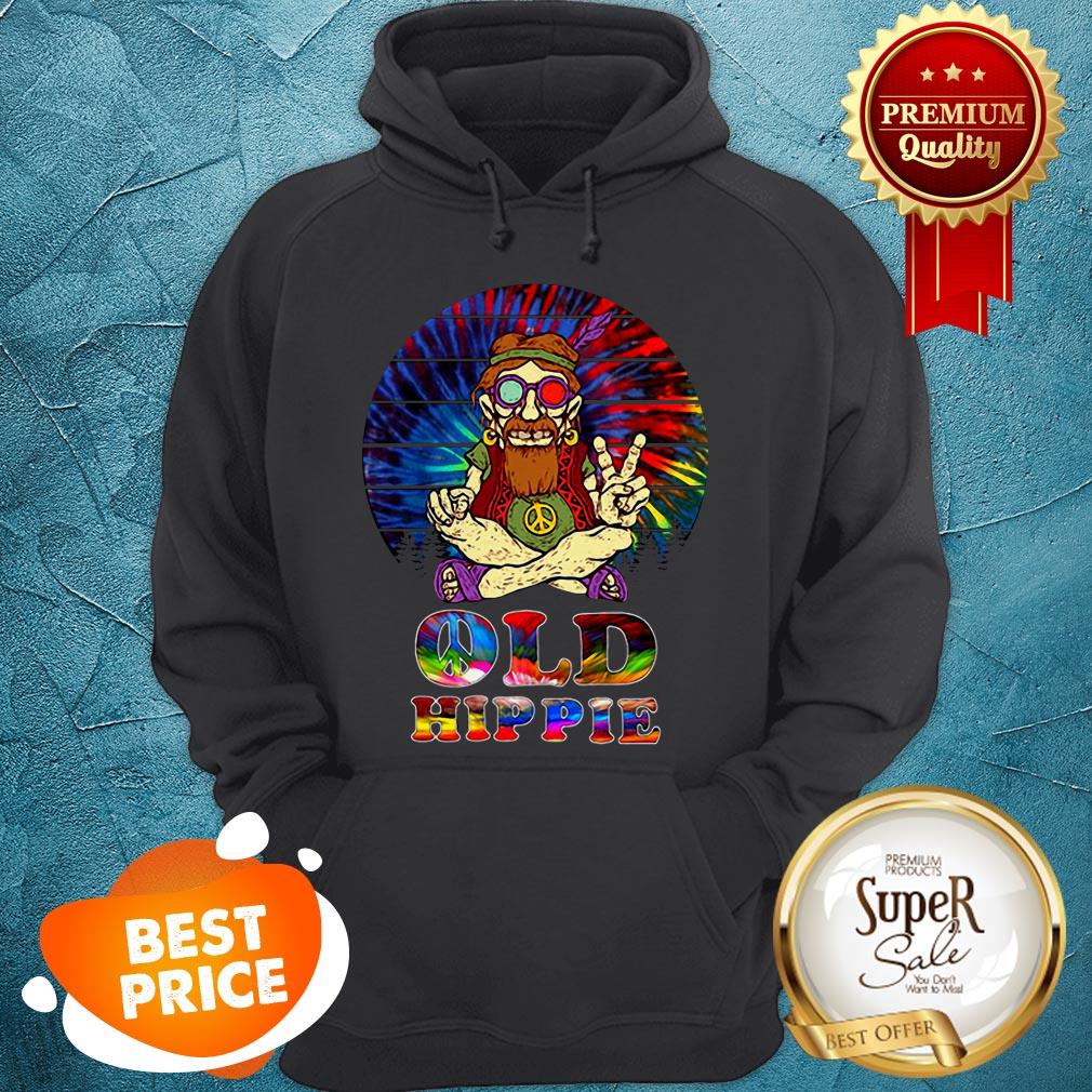 Pretty Peace Sign Old Hippie Colorful Shirt