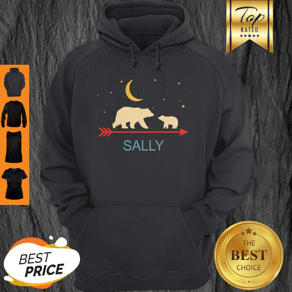Pretty Sally Name Gift Personalized Mama Bear With 1 Cub Shirt