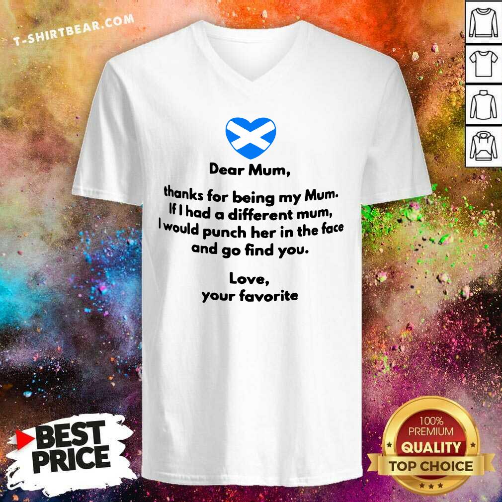 Pretty Thanks For Being My Mum Shirt