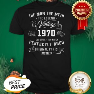 The Man The Myth The Legend Vintage 1970 Shirt