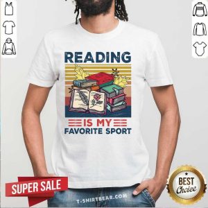 Awesome Reading Is My Favorite Sport Vintage Shirt