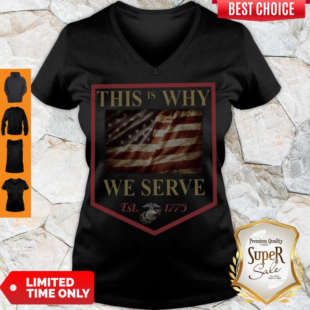 PERFECT THIS IS WHY WE SERVE EST 1775 SHIRT