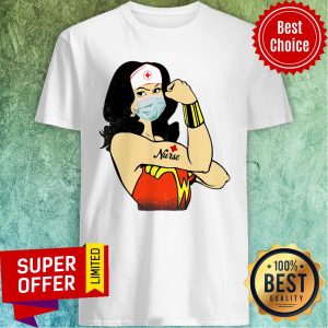 Premium Wonder Woman Nurse Face Mask Shirt