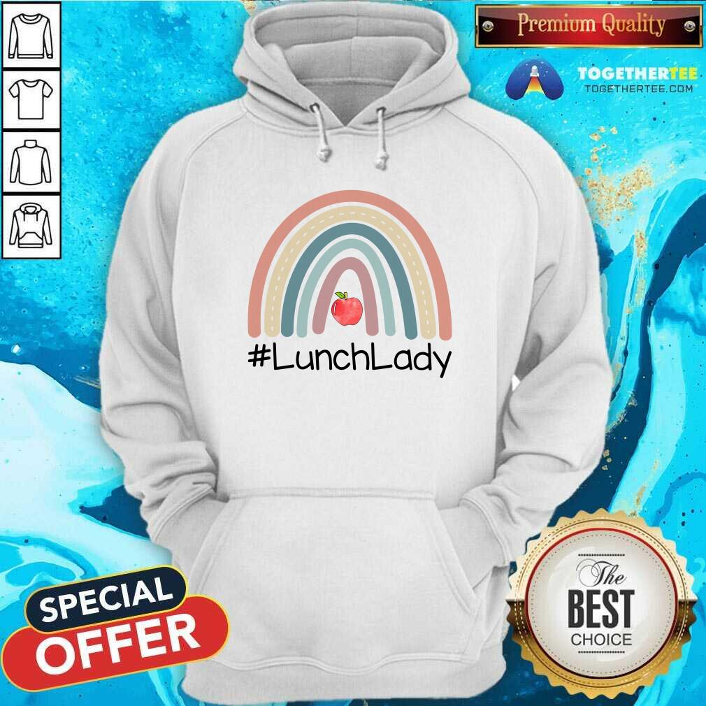Rainbow Apple Lunch Lady Shirt