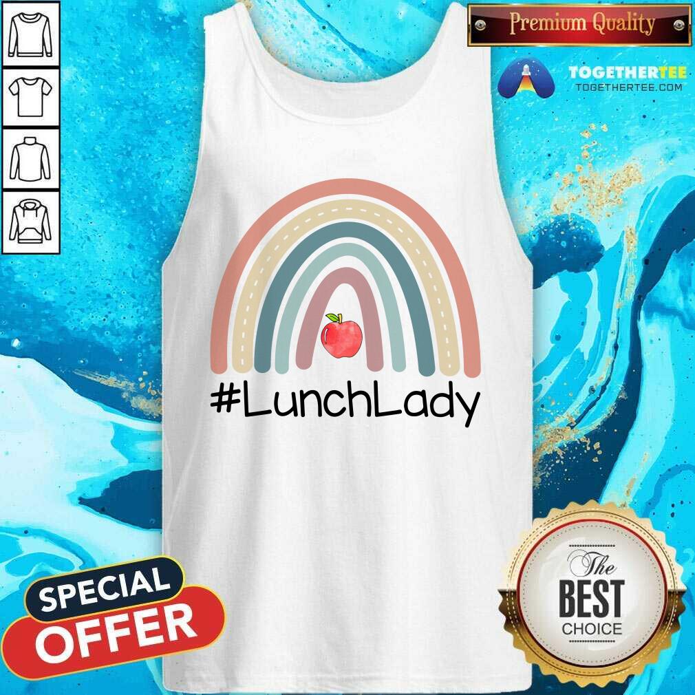 Rainbow Apple Lunch Lady Shirt
