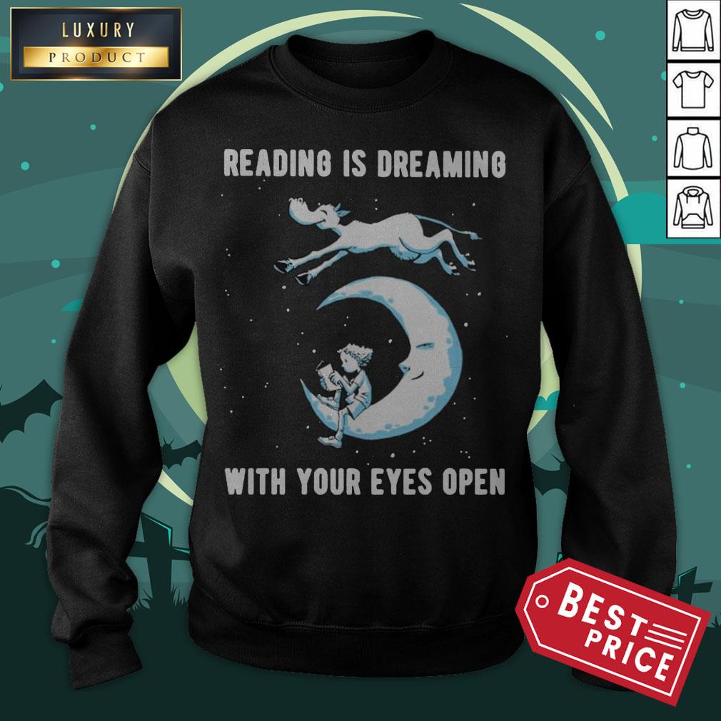 Reading Is Dreaming With Your Eyes Open Night Shirt