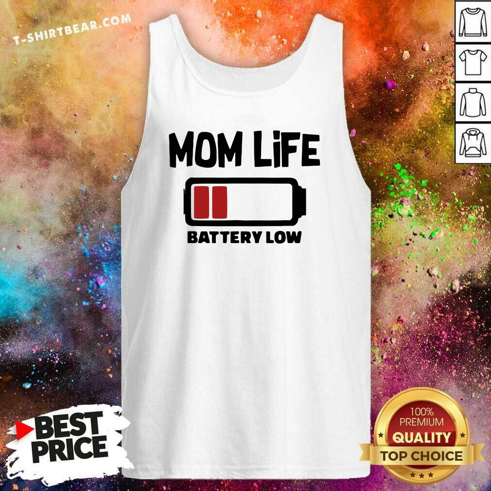 Reluctant Mom Life 4 Battery Low Shirt