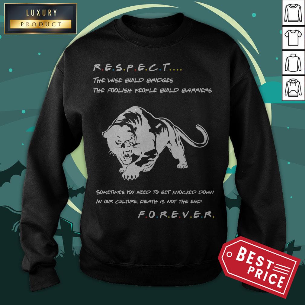 Respect The Wise Build Bridges The Foolish People Build Barriers Shirt
