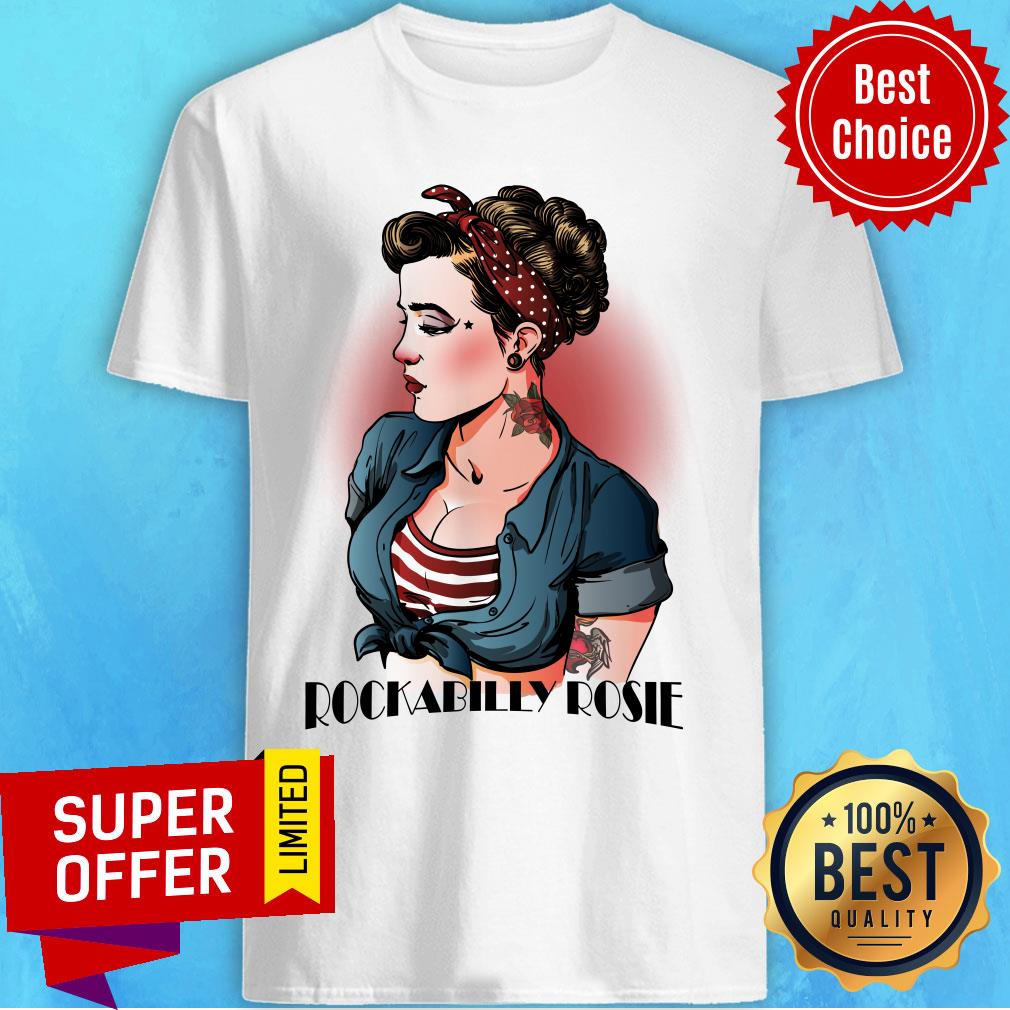 Rockabilly Rosie Woman Day Of The Dead Shirt