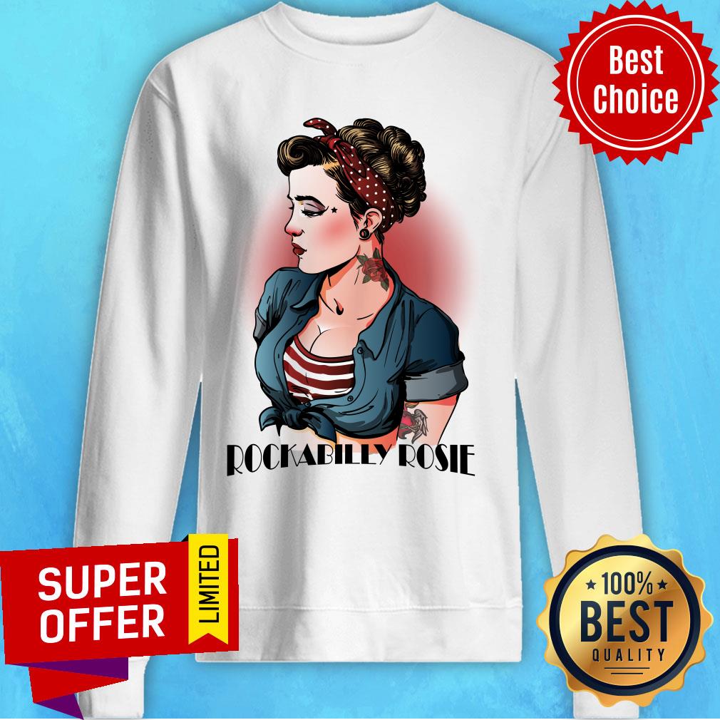 Rockabilly Rosie Woman Day Of The Dead Shirt