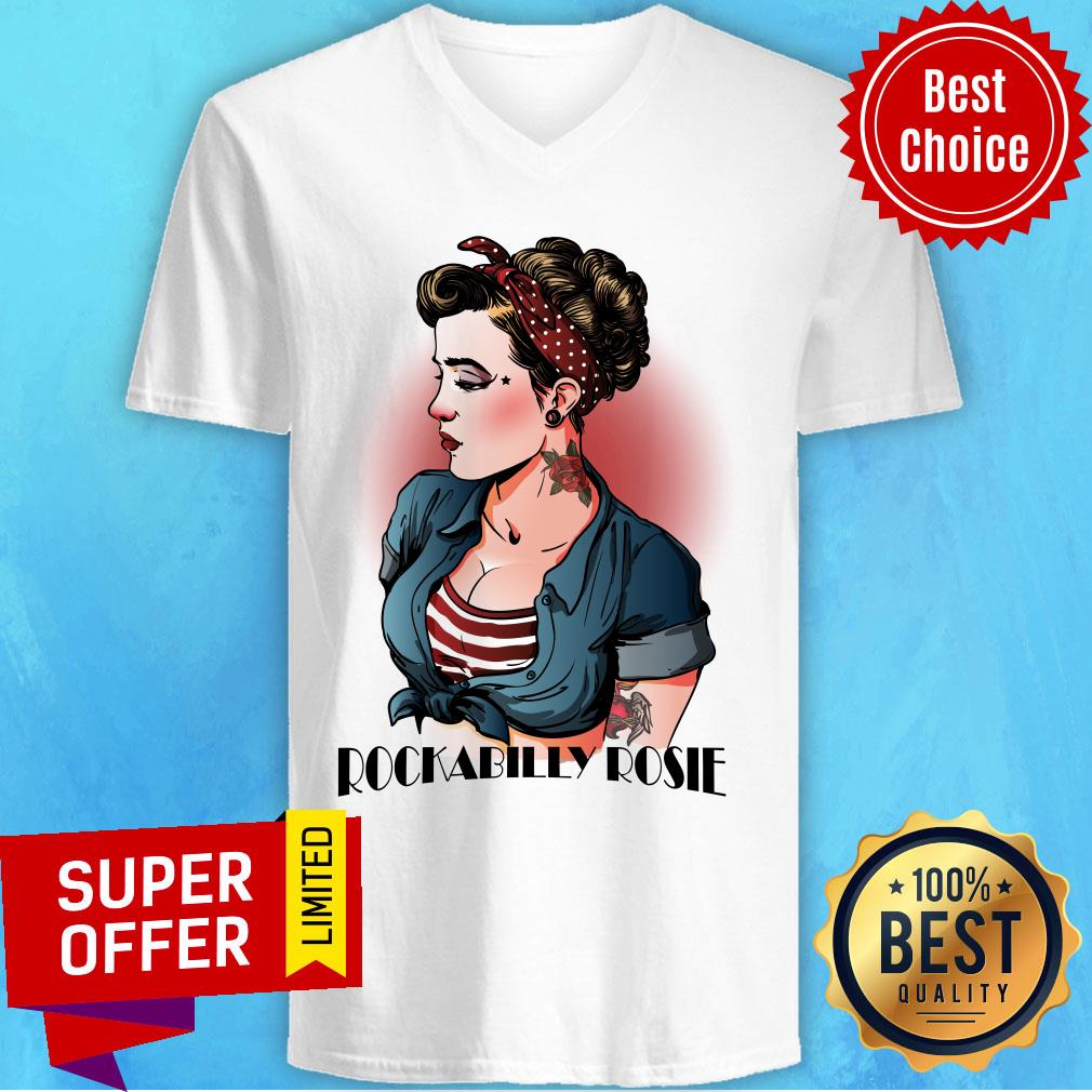 Rockabilly Rosie Woman Day Of The Dead Shirt