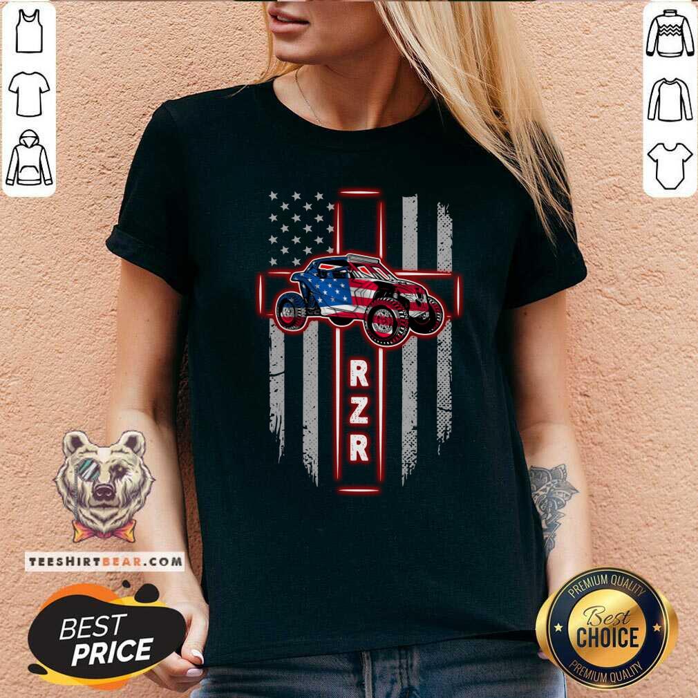 RZR Jeep American Flag Shirt