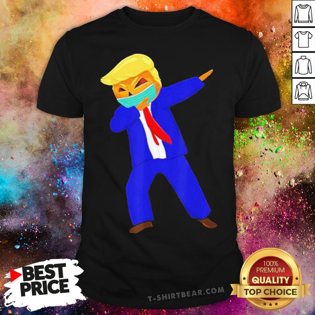 Cute Trumpkin Mask Donald Trump Halloween Shirt