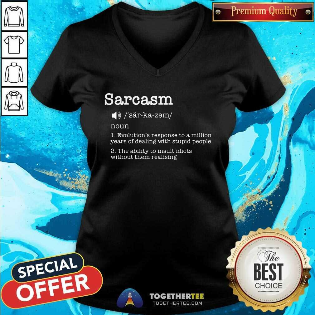 Sarcasm Evolutions Response To A Million Years Shirt