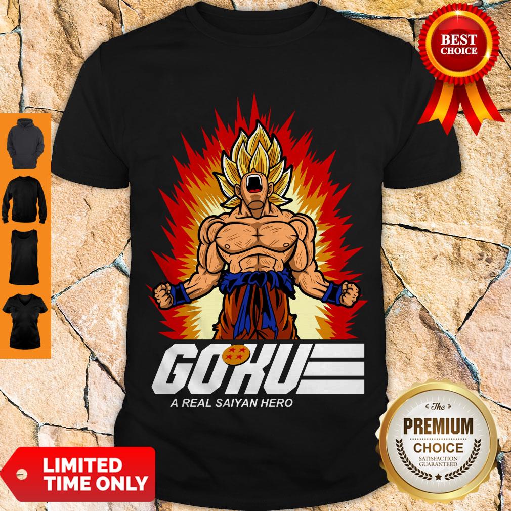 Nice Goku A Real Saiyan Hero Shirt