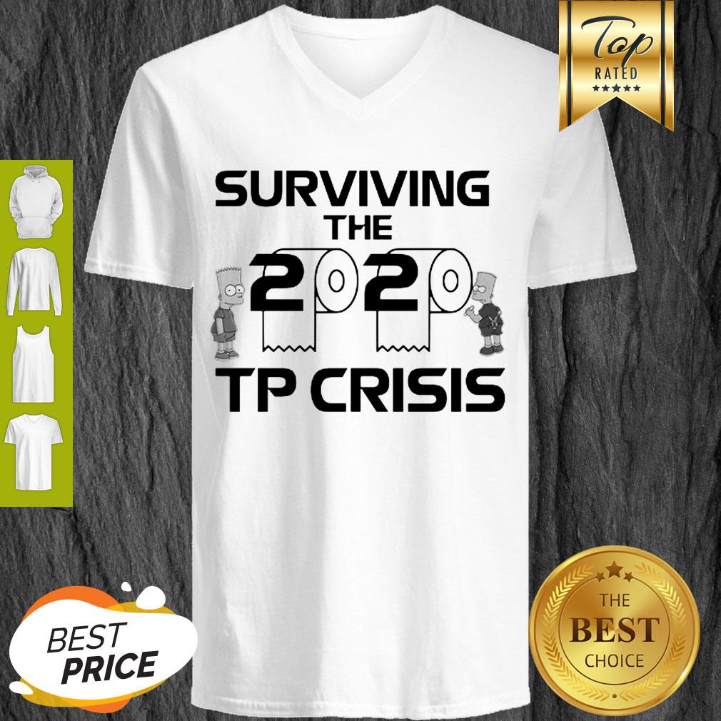 Simpson Surviving The 2020 Tp Crisis Toilet Paper Shirt
