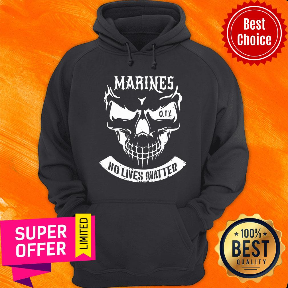 Skull Marines No Lives Matter Shirt