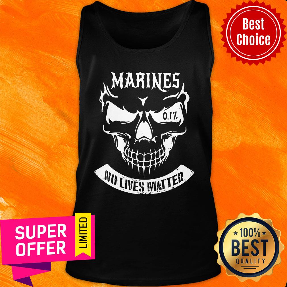 Skull Marines No Lives Matter Shirt