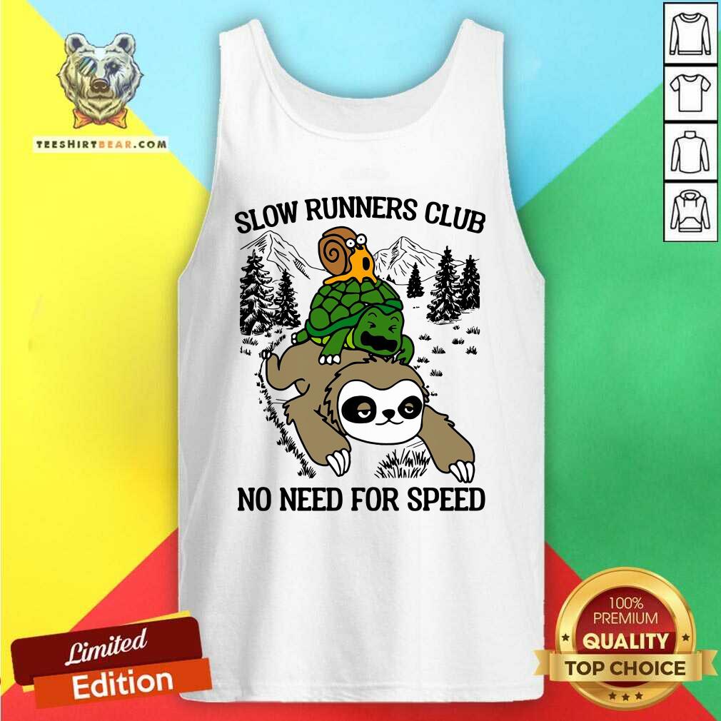 Sloth And Turtle 2 Slow Runners Club Shirt