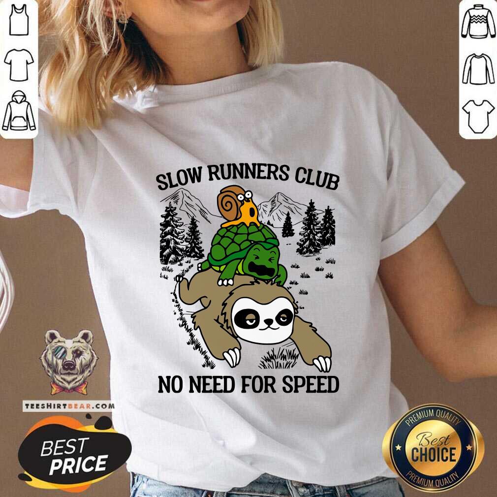 Sloth And Turtle 2 Slow Runners Club Shirt
