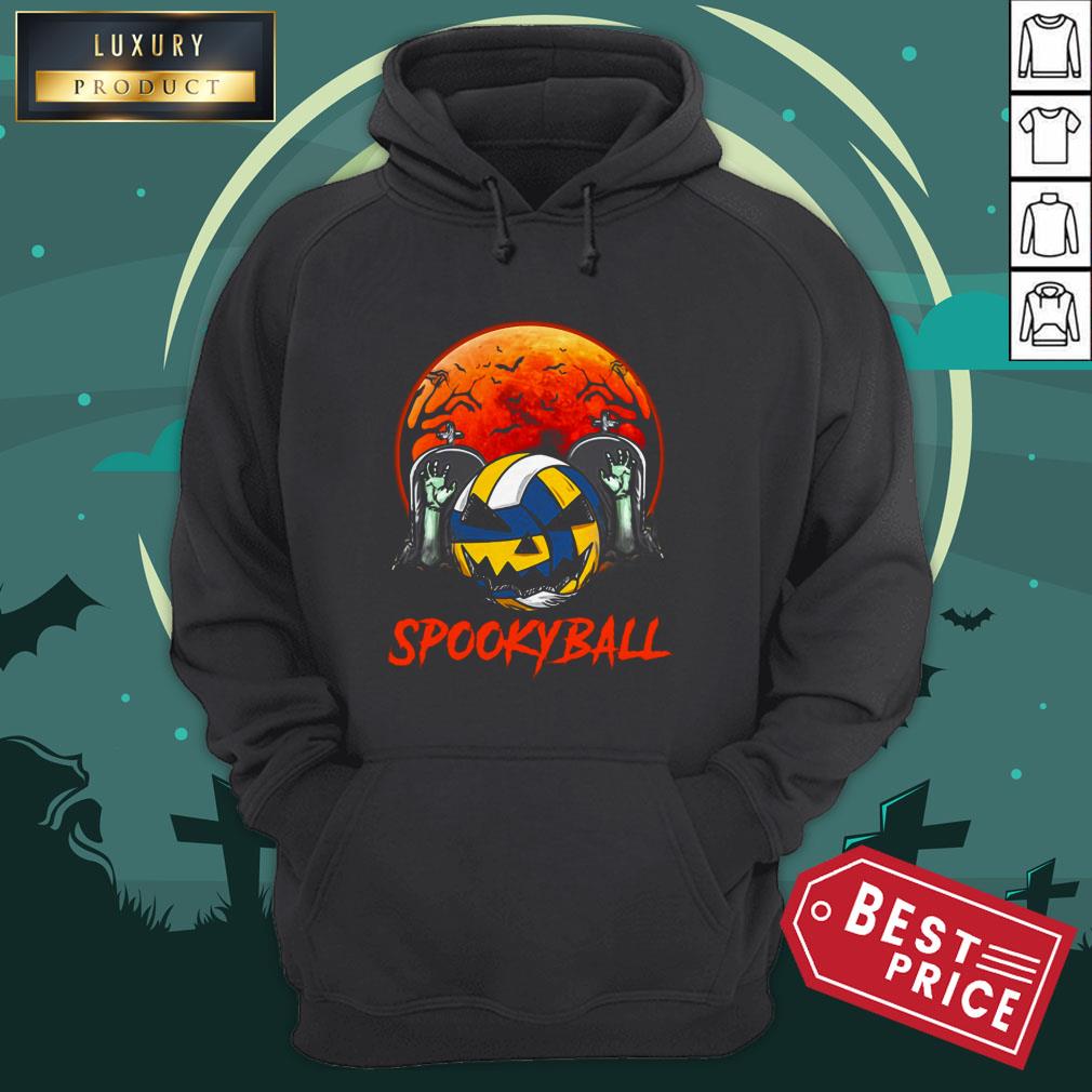 Sookyball Sunset Tomb Ghost Halloween Shirt