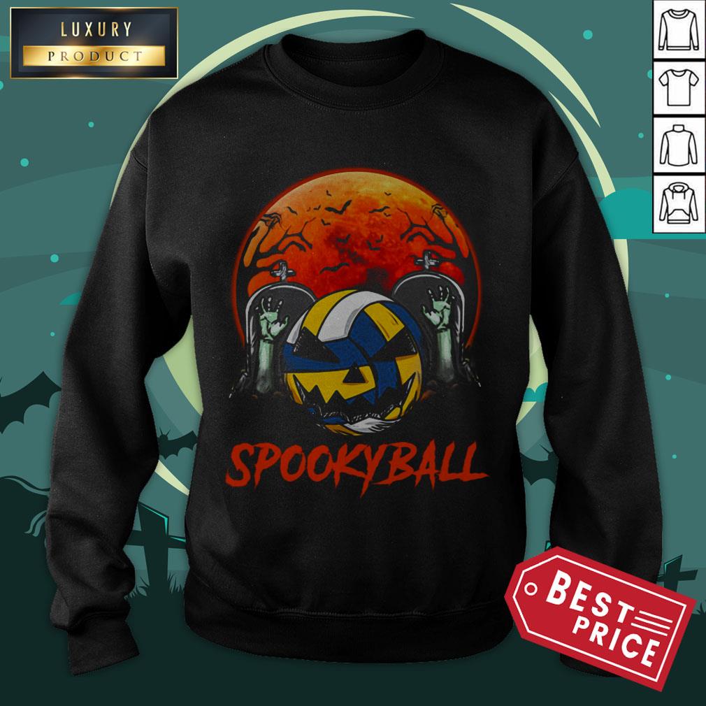 Sookyball Sunset Tomb Ghost Halloween Shirt