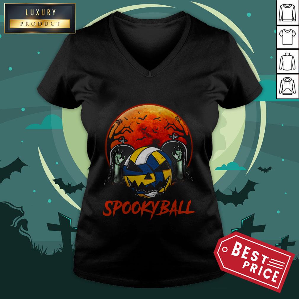 Sookyball Sunset Tomb Ghost Halloween Shirt