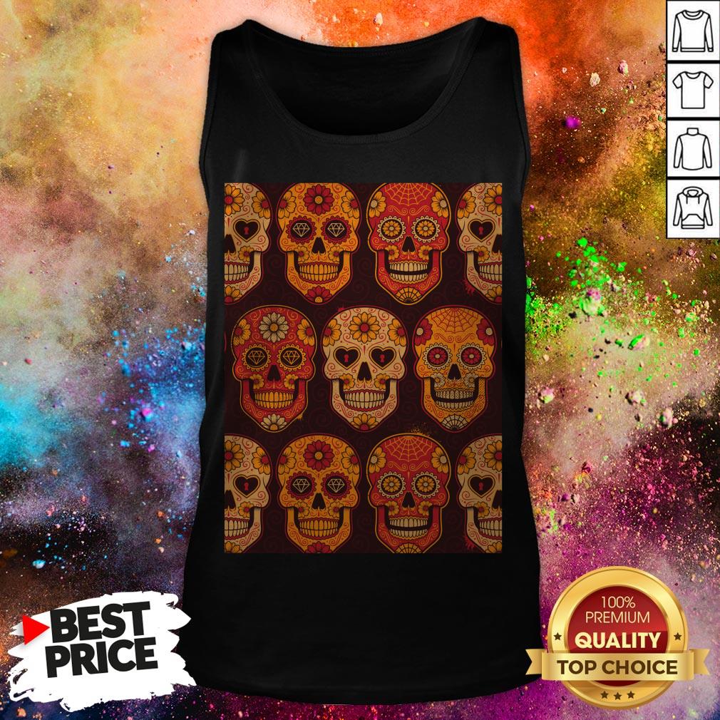 Sugar Skull Day Of The Dead Muertos Mexican Holiday Shirt