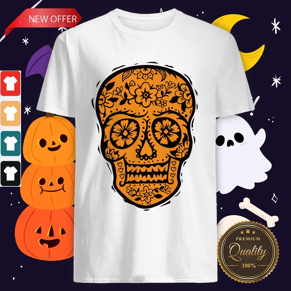 Sugar Skull SF Halloween Day Of The Dead Muertos Shirt
