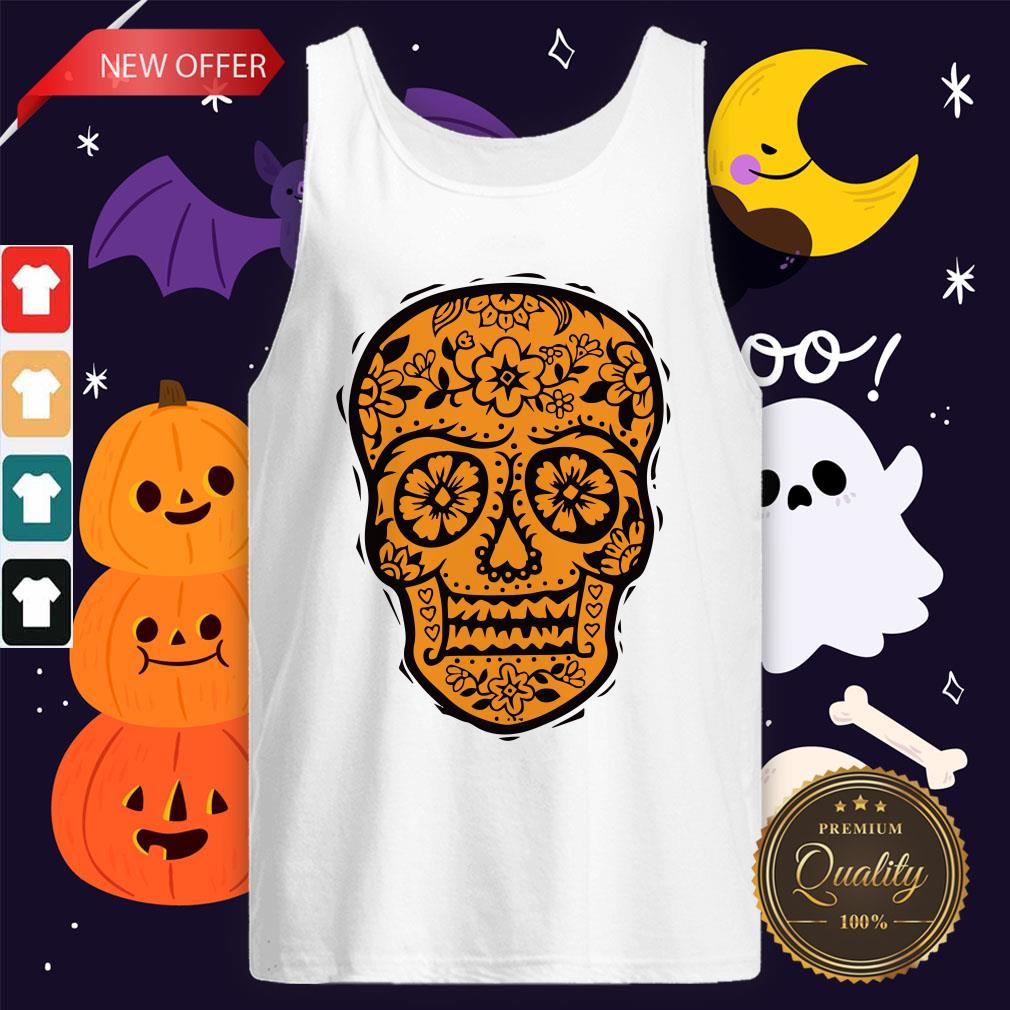 Sugar Skull SF Halloween Day Of The Dead Muertos Shirt