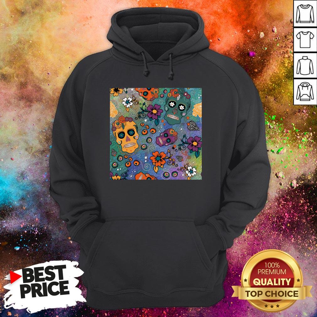 Sugar Skulls Day Of Dead Dia De Los Muertos Shirt