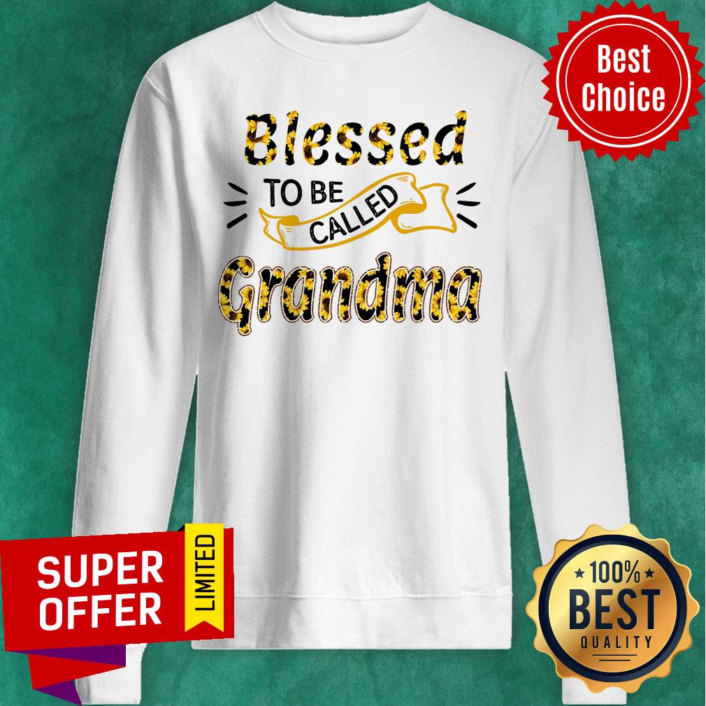 Sunflower Blessed To Be Called Grandma Shirt
