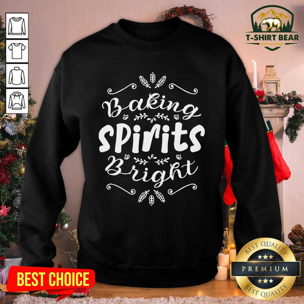 Official Baking Spirits Bright Christmas Shirt